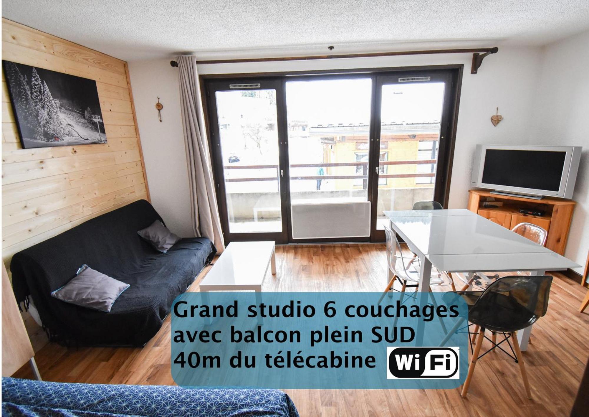 Le Relai S34: Spacious Ski-Side Studio with Mountain Views Saint-Jean-d'Aulps Exterior photo